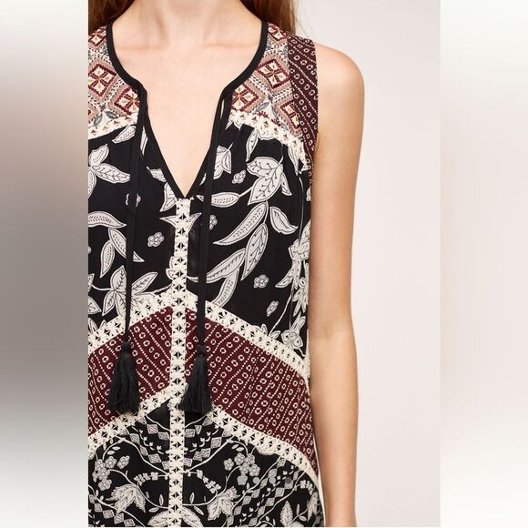 Anthropologie Floreat Grasslands Midi Dress, Size 6 - Picture 3 of 16